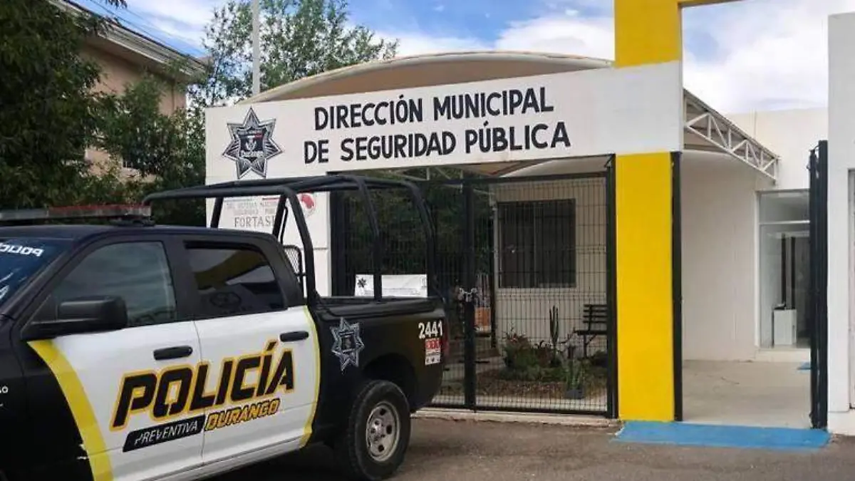 Patrulla de la policía municipal de Durango